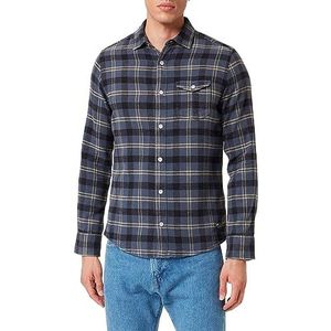 TILDEN hemd, marineblauw, M heren, Marineblauw, M