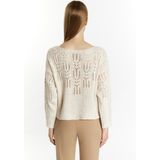 DreiMaster - Jumper - Wolwit - Zachte Garenmix met Wol en Viscose