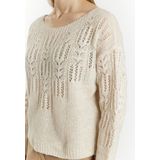 DreiMaster - Jumper - Wolwit - Zachte Garenmix met Wol en Viscose