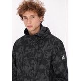 Schmuddelwedda - Anorak - Donkergrijs - Heren - Camouflage