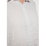 Dreimaster - Blouse - Lichtblauw - Wolwit