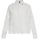 Dreimaster - Blouse - Lichtblauw - Wolwit