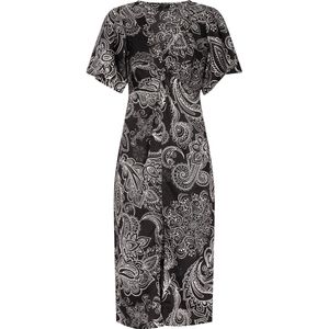 DreiMaster Klassik Jurk  zwart / wit