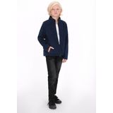 Fleece Jas - Gemêleerd - Opstaande Kraag - Ritssluiting