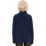 Fleece Jas - Gemêleerd - Opstaande Kraag - Ritssluiting