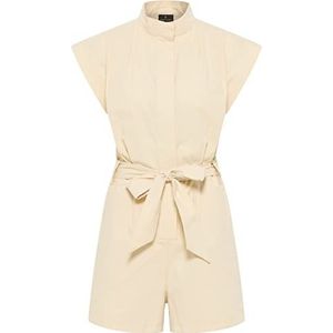 YUKA dames playsuit, lichtbeige, L