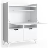 Vicco Secretaire bureau Berdi, Wit, x 45 cm
