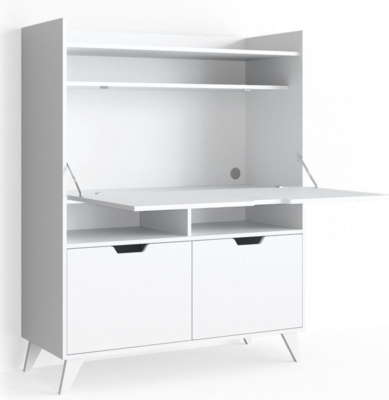 Vicco Secretaire bureau Berdi, Wit, x 45 cm