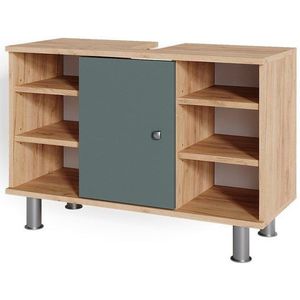 Vicco - Waschbeckenunterschrank Fynn, Grün, 80 x 54 cm