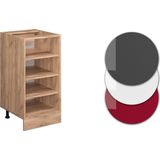 Vicco Regalunterschrank Küchenschrank Küchenzeile R-Line 40 cm Eiche Fächer