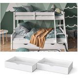 Rollschublade Everest, Weiß, 97.7 x 55.6 cm 2er Set, Vitalispa