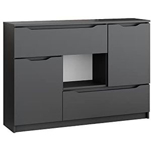 Kommode Ruben, Anthrazit, 120 x 84 cm Vicco