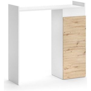 Vicco Alf Wasmachinekast – 99 x 98 cm met 2 laden Wit met 2 laden