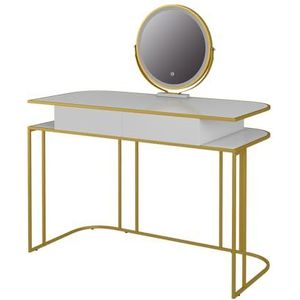Vicco - Tiara - Kaptafel - Wit/Goud - Spaanplaat - 110 cm
