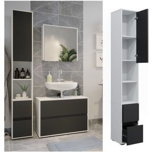 Maltin - Linnenkast - Wit - Spaandplaat - 30.2 x 189 x 30.1 cm