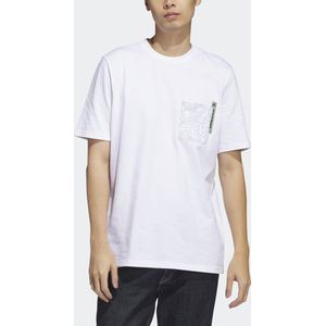 adidas Sportswear City Escape Graphic Pocket T-shirt - Heren - Wit