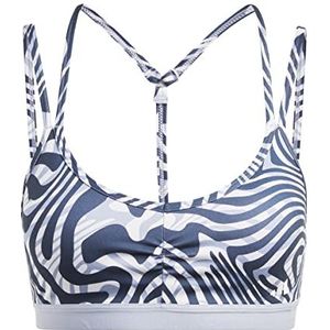 adidas Dames Yoga Essentials Medium ondersteuning Sportbeha, Legend Ink, S