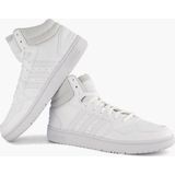 Adidas - Hoops 3.0 Mid - Basketbalschoenen - Zwart - Synthetisch Leer