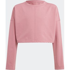 adidas - Yoga Sweatshirt - Zwart - Junioren - Gemaakt van Gerecycled Materiaal