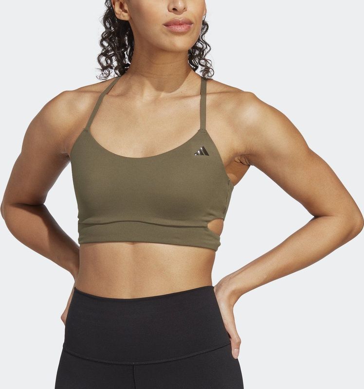 adidas - Yoga Studio - Sport-top - Licht Ondersteunend - Gerecycled Materiaal