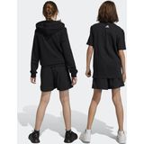 adidas - ESSENTIALS SMALL LOGO CHELSEA - Sportbroek - Zwart - 100% Polyester, Ademend