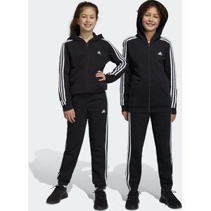 adidas Sportswear Essentials 3-Stripes Fleece Broek - Kinderen - Zwart