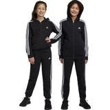 Adidas - Essentials 3-Stripes Fleece Broek - Zwart - Katoenmix