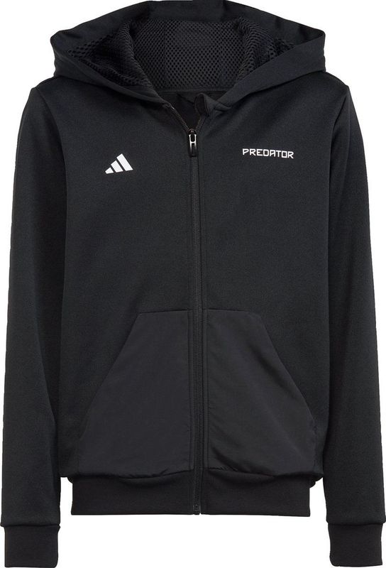 adidas - Predator Hoodie - Zwart - Gerecycled Polyester - AEROREADY