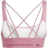 adidas Performance - CoreFlow - Sport BH - Roze - Interlock - Vochtabsorberend