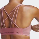 adidas Performance - CoreFlow - Sport BH - Roze - Interlock - Vochtabsorberend