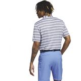 Adidas 2 Color Stripe Korte Mouw Poloshirt Grijs XS Man