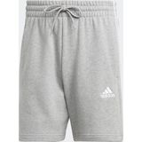 adidas Sportswear Essentials French Terry 3-Stripes Short - Heren - Grijs