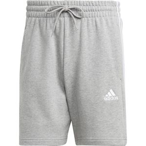 adidas Sportswear Essentials French Terry 3-Stripes Short - Heren - Grijs