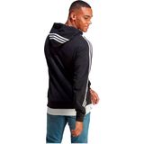 adidas Sportswear Essentials French Terry 3-Stripes Hoodie - Heren - Zwart- XL