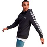 adidas Sportswear Essentials French Terry 3-Stripes Hoodie - Heren - Zwart- XL