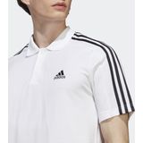 adidas - Poloshirt - Wit - Katoen - Normale Pasvorm