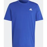 Adidas Essentials Single Jersey Embroidered Small Logo, T-Shirt A Manica Corta Uomo, Blu (Semi Lucid Blue), Xl