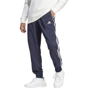 adidas - AEROREADY Essentials Tapered Cuff - Broek - Legend Ink/White - 100% Gerecycled Polyester