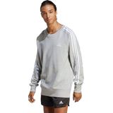 adidas Sportswear Essentials French Terry 3-Stripes Sweatshirt - Heren - Grijs