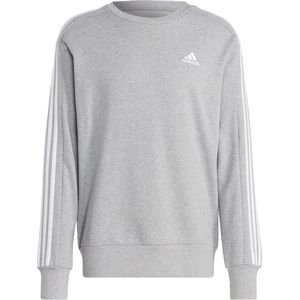 adidas Sportswear Essentials French Terry 3-Stripes Sweatshirt - Heren - Grijs