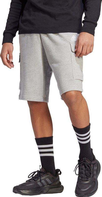 adidas - Sportswear Essentials French Terry Cargo Short - Grijs - Katoen
