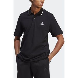adidas - Poloshirt - Katoen - Blauw - Normale Pasvorm