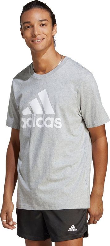 adidas Sportswear Essentials Big Jersey Big Logo T-shirt - Heren - Grijs