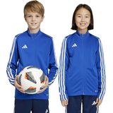 adidas - Tiro 23 League - Trainingsjack - Blauw Wit - 100% Gerecycled Polyester