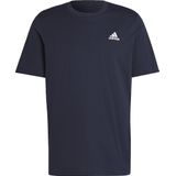 adidas Sportswear Essentials Single Jersey Geborduurd Small Logo T-shirt - Heren - Blauw
