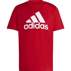 adidas Sportswear Essentials Big Jersey Big Logo T-shirt - Heren - Rood