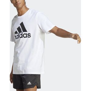 adidas Sportswear Essentials Big Jersey Big Logo T-shirt - Heren - Wit