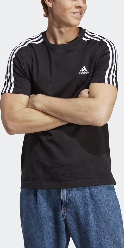 adidas Performance T-Shirt adidas Performance Essentials 3S T-Shirt Herren Baumwolle