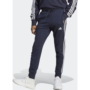 adidas Sportswear Essentials French Terry Tapered Cuff 3-Stripes Broek - Heren - Blauw