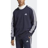 adidas Sportswear Essentials French Terry 3-Stripes Sweatshirt - Heren - Blauw